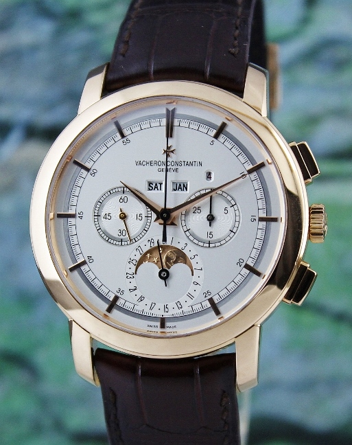 (image for) Vacheron Constantin 18K Rose Gold Traditionnelle Chronograph Perpetual Calendar / 47292/000R-9392